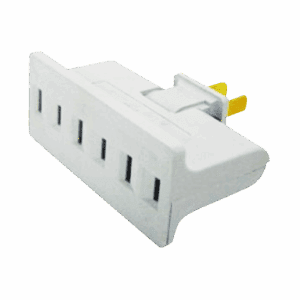 Clavija Triple Bisagra