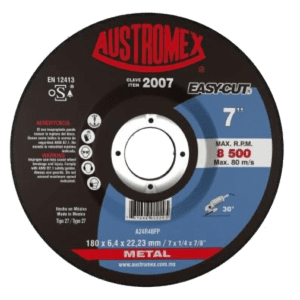 Disco CORTE EASY-CUT 7” X 1/ 16” x 7/8”