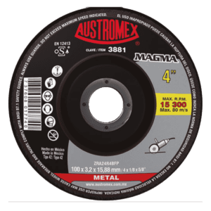 Disco CORTE TIPO 41 MAGMA 4 1/2” X 1/16” X 7/8” P/AC CARBÓN