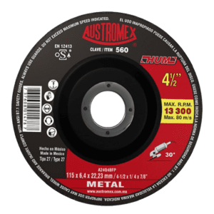 Disco CORTE TIPO 42 HUM 4” 1/2” x 1/8” x 7/8”