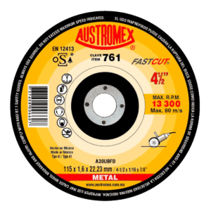 Disco de Corte PARA METAL 7” x 5/64” x 7/8”