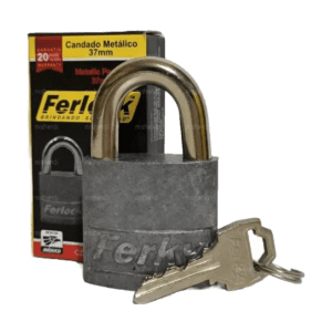 Candado cuerpo Metálico Gancho Corto