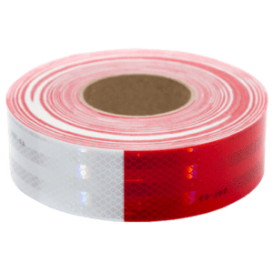 Paquete 6 Tiras Reflejante Rojo - Blanco