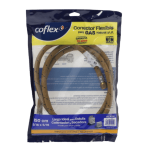 Manguera de Acero Para GAS 1/2” X 1/2” 36”