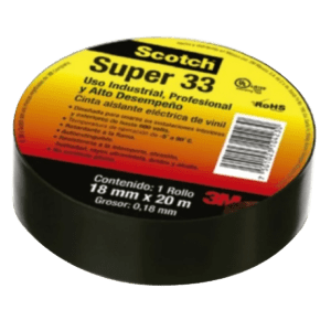 Cinta Scotch de Aislar Súper 33 3/4” x 20m