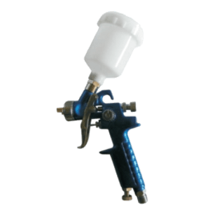 Pistola De mini gravedad hvlp con vaso de plástico de 125 ml.