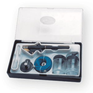 Aerógrafo presión óptima 20 a 30 psi.