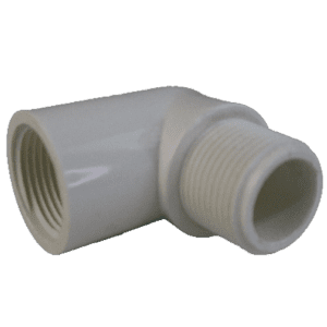 CodoRoscado Macho / Hembra 3/4” PVC M38