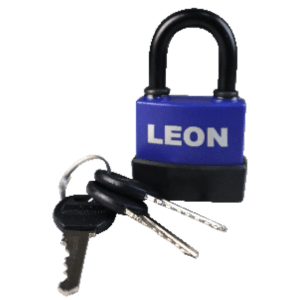 Candado Latonado de hierro 50 mm cilindro de latón