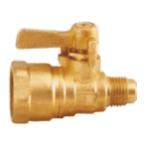 Válvula de Paso Para Gas 1/2” x 3/8”