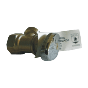 Llave Control Angular Lavabo 1/2” x 1/2”